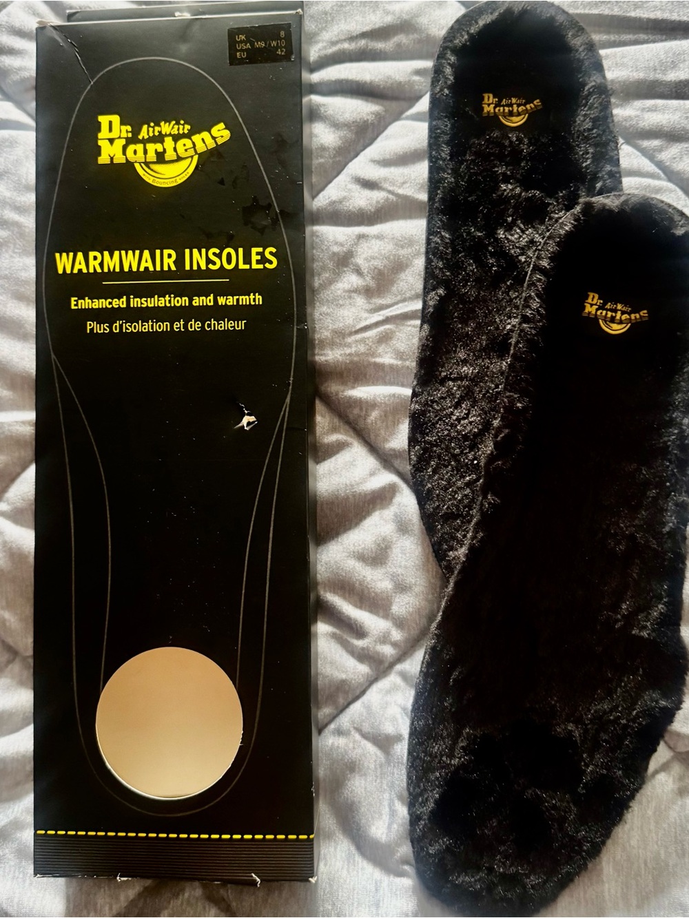 Dr. Martens - Warmwair Insoles in Black size 8